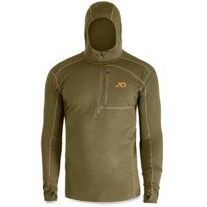 First Lite Merino-X Mid Weight 250 Kiln Hoody 1/2 Zip Merino Wool Men’s L